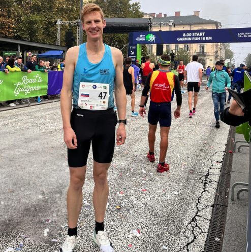 Jernej Markovc running